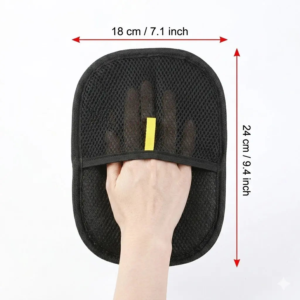 Pet Hair Removal Glove for Cats and Dogs - Effectively Captures Loose Fur with Flexible Design