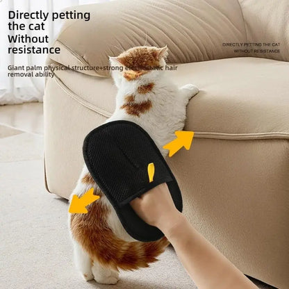 Pet Hair Removal Glove for Cats and Dogs - Effectively Captures Loose Fur with Flexible Design