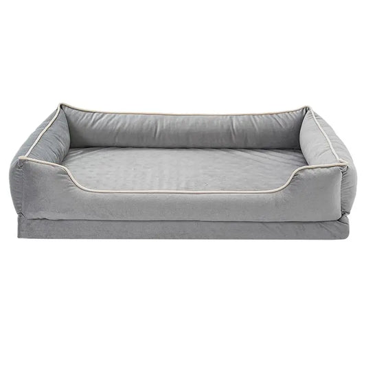 FairyPet Comfort Sofa Dog Bed for Small and Medium Pets | Removable and Machine-Washable Dutch Fleece | Soft, Scratch-Resistant Design with Non-Slip Base