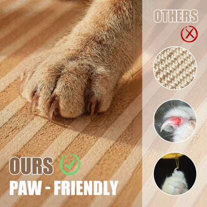Mocherpion Eco-Friendly Natural Cork Cat Scratching Pad Mat - Enhanced Wall and Furniture Protector with Customizable Design and Strong 3M Adhesive