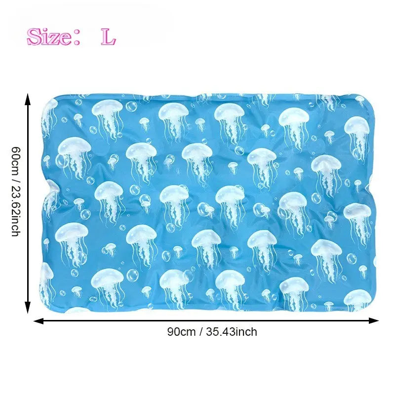 Pet Cooling Mat for Dogs and Cats, Waterproof and Bite-Resistant, Heat Relief Pad