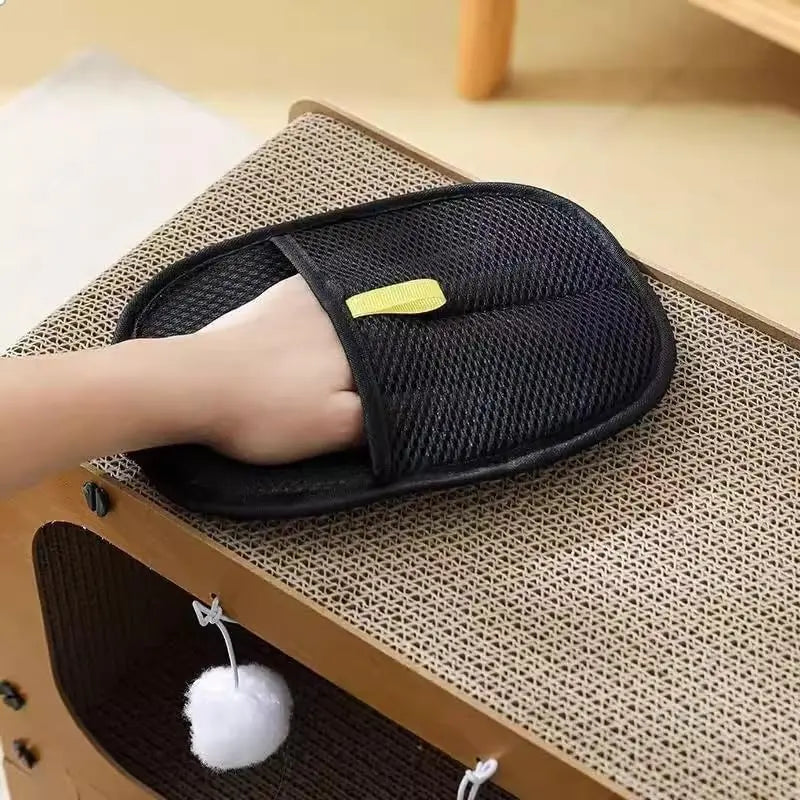 Pet Hair Removal Glove for Cats and Dogs - Effectively Captures Loose Fur with Flexible Design