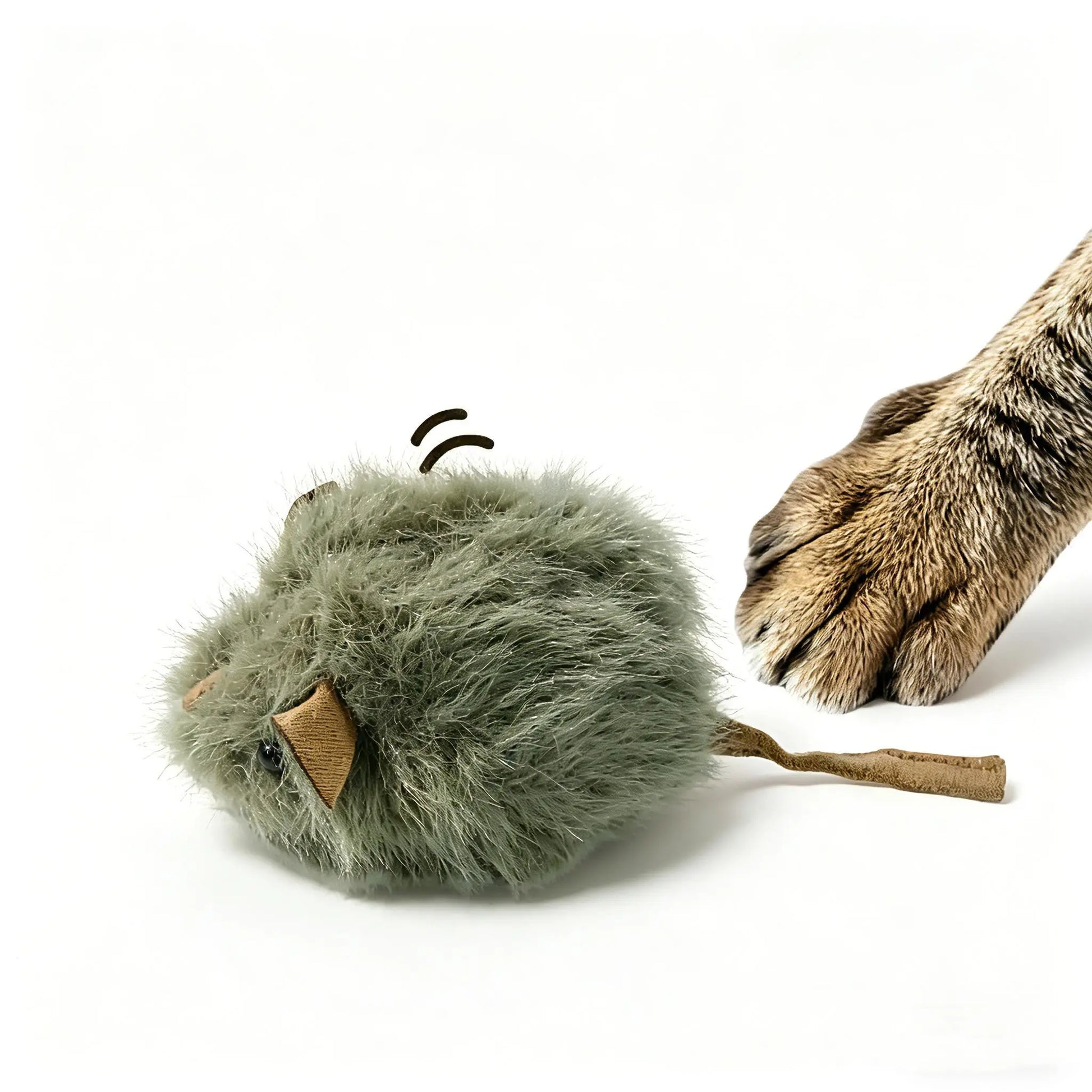 Interactive Plush Mouse Toy for Cats and Dogs - Sound-Activated, Catnip-Infused, Bite-Resistant Chew Toy for Boredom Relief and Engagement