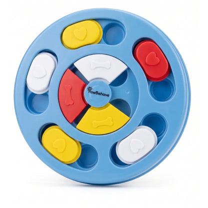 Interactive Dog Puzzle Toy and Slow Feeder Bowl - Level 1 Treat Dispenser for Mental Enrichment and Healthy Digestion