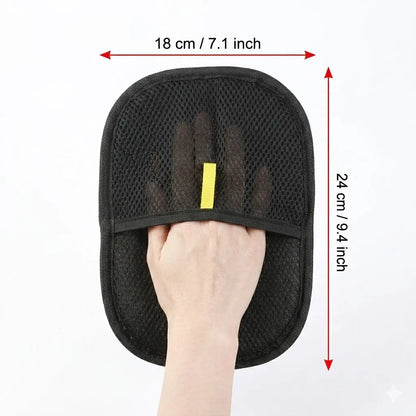 Pet Hair Removal Glove for Cats and Dogs - Effectively Captures Loose Fur with Flexible Design