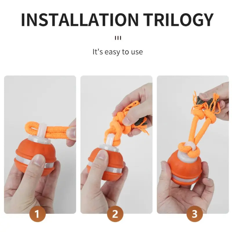 Smart Rolling Ball Toy for Dogs - Indoor Training Device for Enhanced Pet Stimulation with Durable, Bite-Resistant Design for Boredom Relief