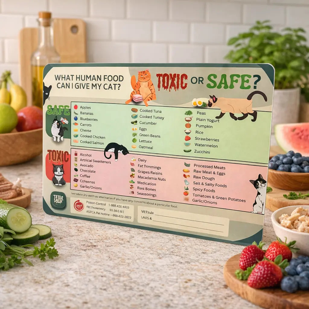 Pet Owner's Reference: Is This Safe for My Cat? Refrigerator Magnet