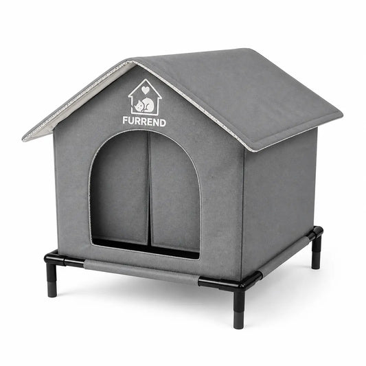 All-Weather Cat House with Waterproof, Windproof, and Scratch-Resistant Features – Spacious Design for Multiple Kittens and Small Dogs, Includes Mounting Brackets and Easy-Clean Soft Blanket