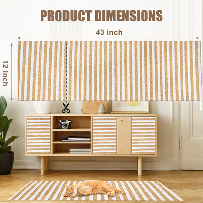 Mocherpion Eco-Friendly Natural Cork Cat Scratching Pad Mat - Enhanced Wall and Furniture Protector with Customizable Design and Strong 3M Adhesive