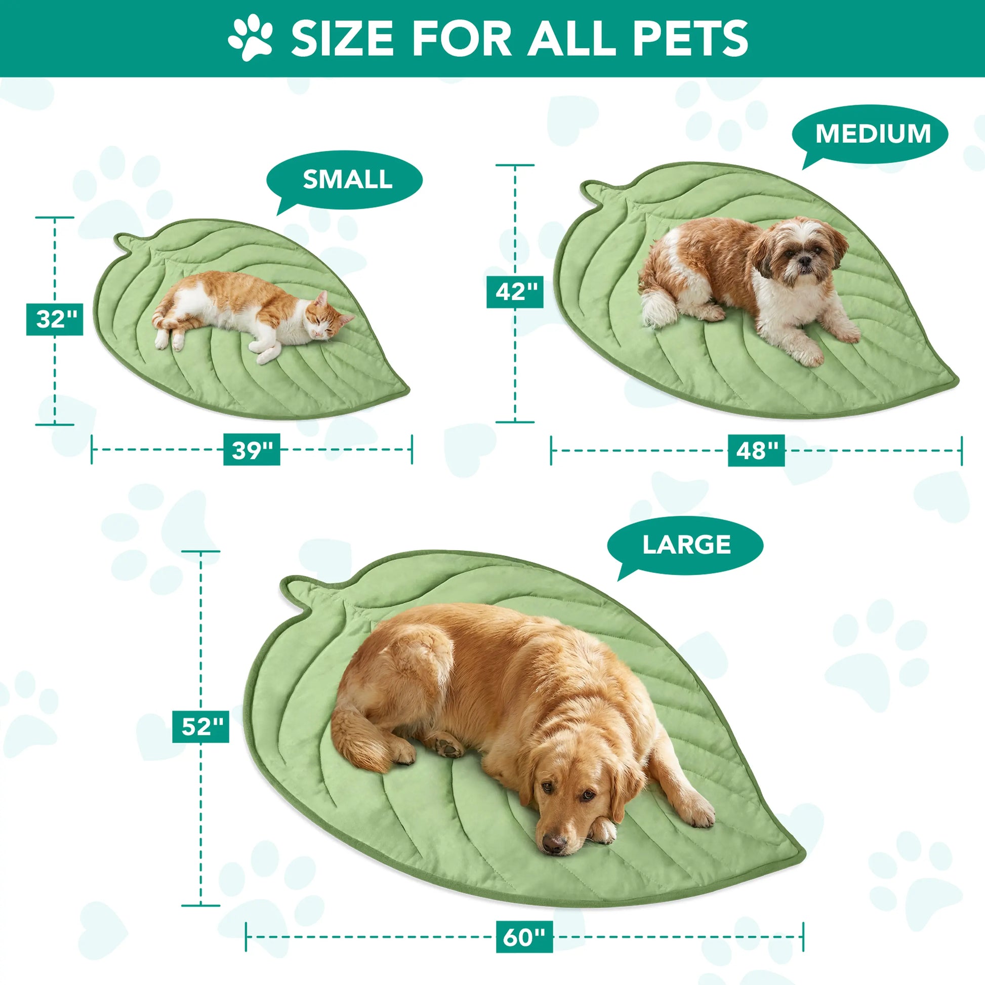 Petami Reversible Dog Cooling Mat - Unique Shape Soft Fleece and Nylon Blanket for All-Season Use, Q-Max > 0.3