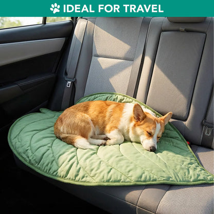Petami Reversible Dog Cooling Mat - Unique Shape Soft Fleece and Nylon Blanket for All-Season Use, Q-Max > 0.3