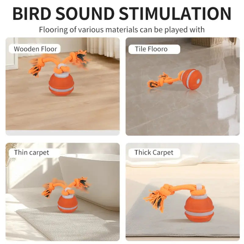 Smart Rolling Ball Toy for Dogs - Indoor Training Device for Enhanced Pet Stimulation with Durable, Bite-Resistant Design for Boredom Relief