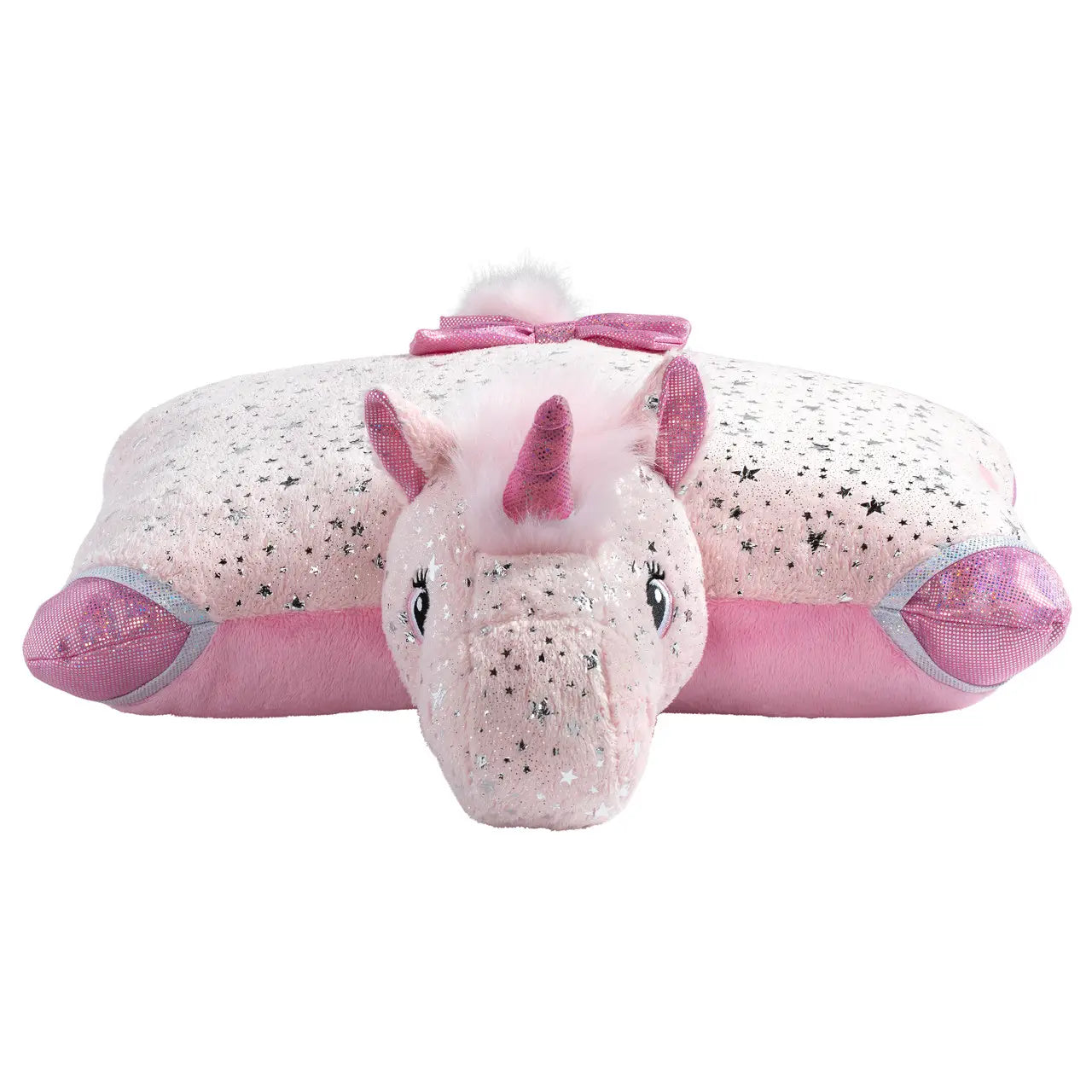 Sparkling Pink Unicorn Plush Pillow Pet