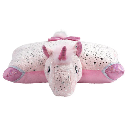 Sparkling Pink Unicorn Plush Pillow Pet