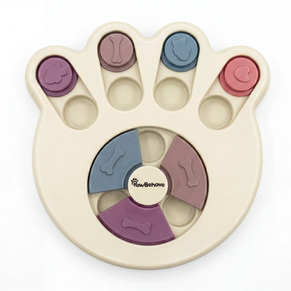 Interactive Dog Puzzle Toy and Slow Feeder Bowl - Level 1 Treat Dispenser for Mental Enrichment and Healthy Digestion