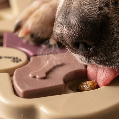 Interactive Dog Puzzle Toy and Slow Feeder Bowl - Level 1 Treat Dispenser for Mental Enrichment and Healthy Digestion