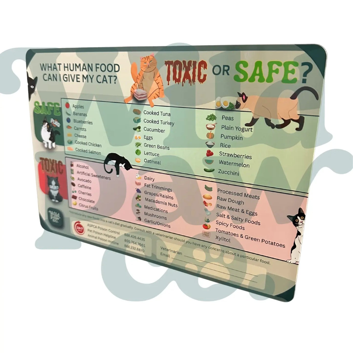 Pet Owner's Reference: Is This Safe for My Cat? Refrigerator Magnet