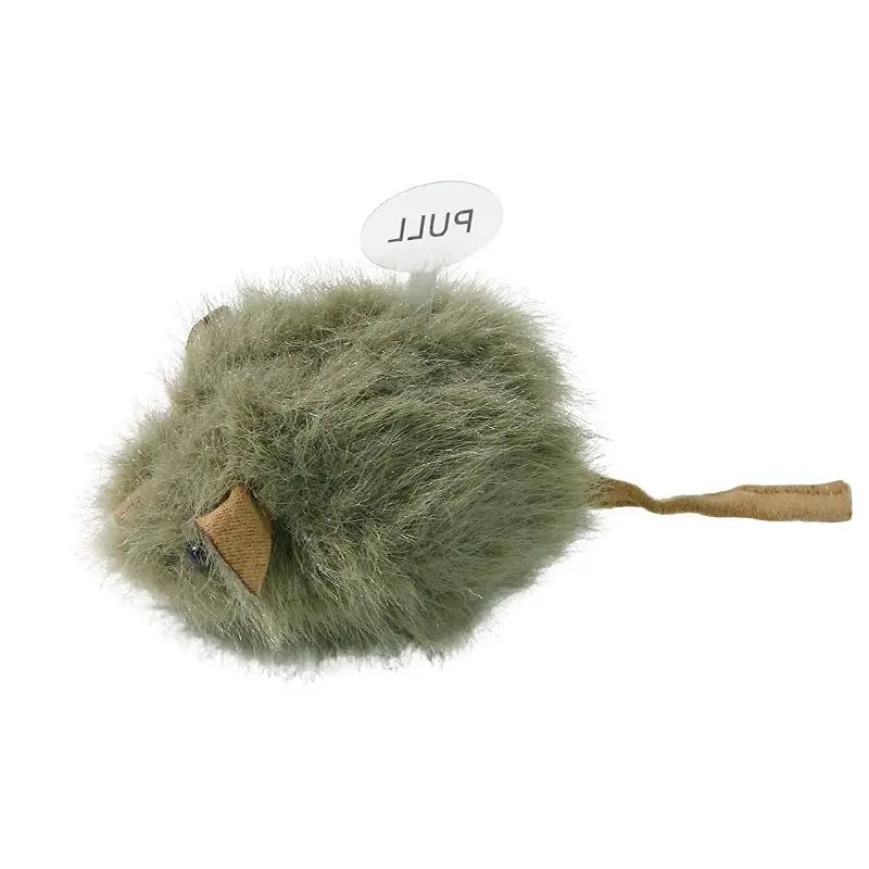 Interactive Plush Mouse Toy for Cats and Dogs - Sound-Activated, Catnip-Infused, Bite-Resistant Chew Toy for Boredom Relief and Engagement